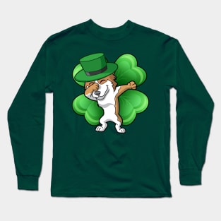 Corgi Dog Leprechaun Lucky Irish St Patricks Day Long Sleeve T-Shirt